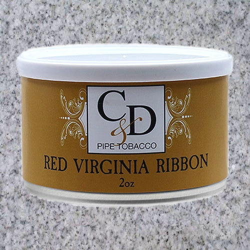 red ribbon tobacco Cornell & Diehl: RED VIRGINIA RIBBON 2oz