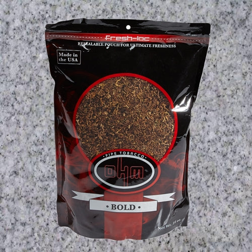 ohm tobacco 16oz OHM: BOLD PIPE TOBACCO 16oz