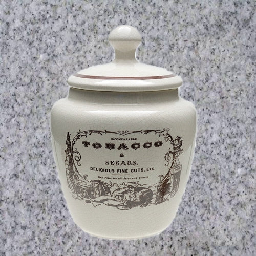Savinelli: CERAMIC TOBACCO JAR - TOBACCO & SEGAR - SMALL