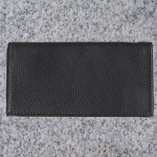 4noggins.com Genuine Leather Rollup Pouch Black