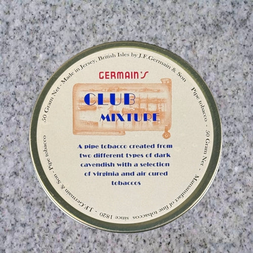 j. f. germains and sons pipe tobacco Germain Royal Jersey Cavendish & Virginia 50 gram Tin J. F. Germain Royal Jersey