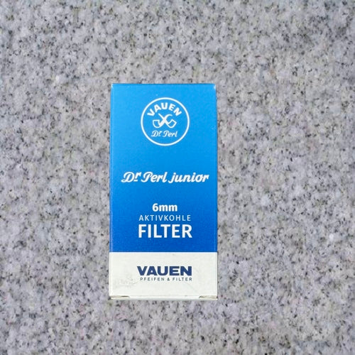 Vauen: DR. PERL JUNIOR 6MM SLIM PIPE FILTERS - 3 SIZES