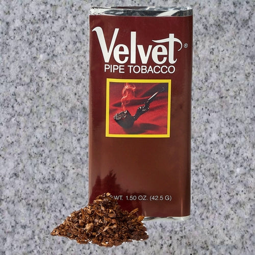 tobacco velvet Tin (Velvet Tobacco) - Front - Jim Rock Historic Can Collection The fabric is 83% cotton and 17% polyester Antique Velvet Tobacco Tin Cylinder