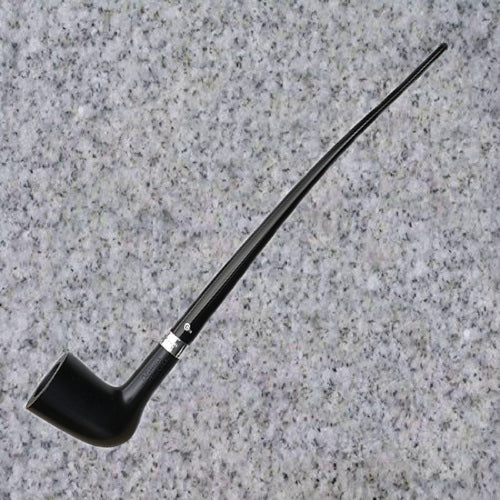 Peterson: Churchwarden D17 Ebony Smooth Fishtail - 4Noggins.com