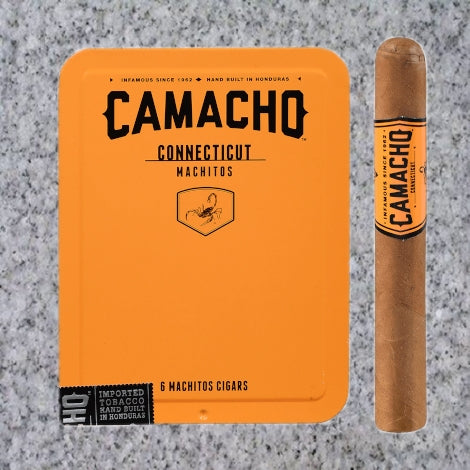 Camacho: MACHITOS CONNECTICUT ORANGE - Tin of 6 - 4Noggins.com
