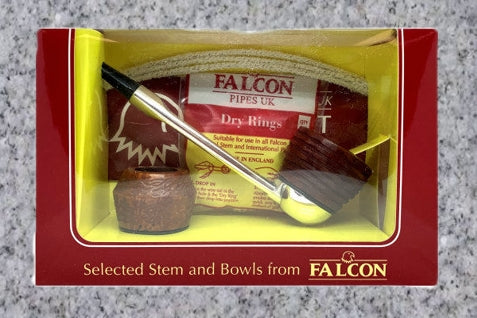 Falcon Standard Chrome Straight Tobacco Pipe Stem 