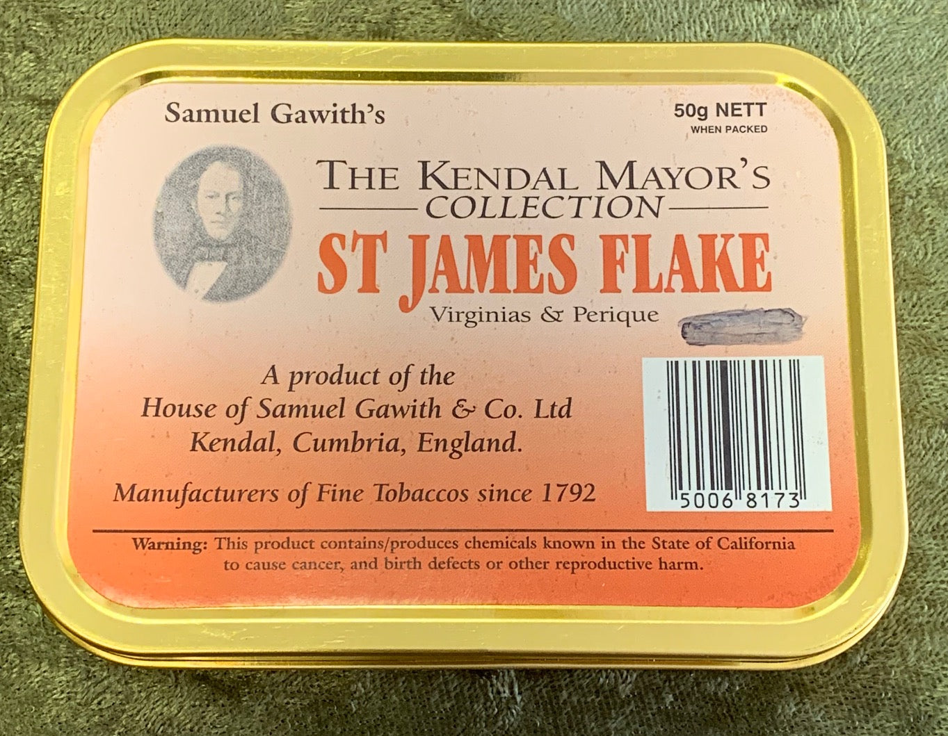 Samuel Gawith: ST. JAMES FLAKE 50g 2007 -C - 4Noggins.com