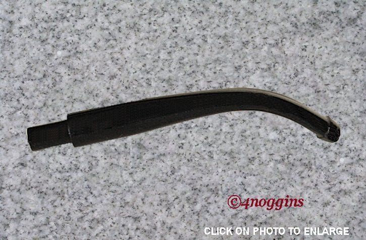 Missouri Meerschaum: Replacement Stem: Black Non-Filtered Bent - 4Noggins.com