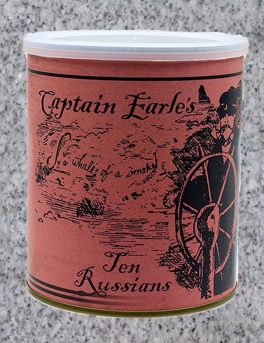 Hermit Tobacco: Captain Earle's: TEN RUSSIANS 8oz - 4Noggins.com